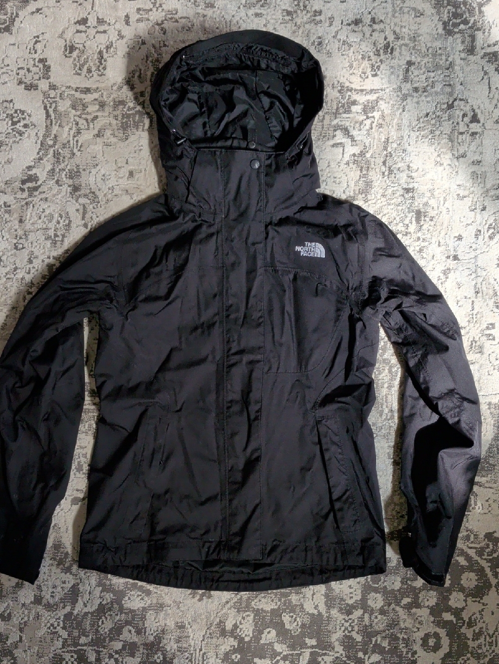 The North Face Women's Hybent Black Hooded  Jacket Size xs